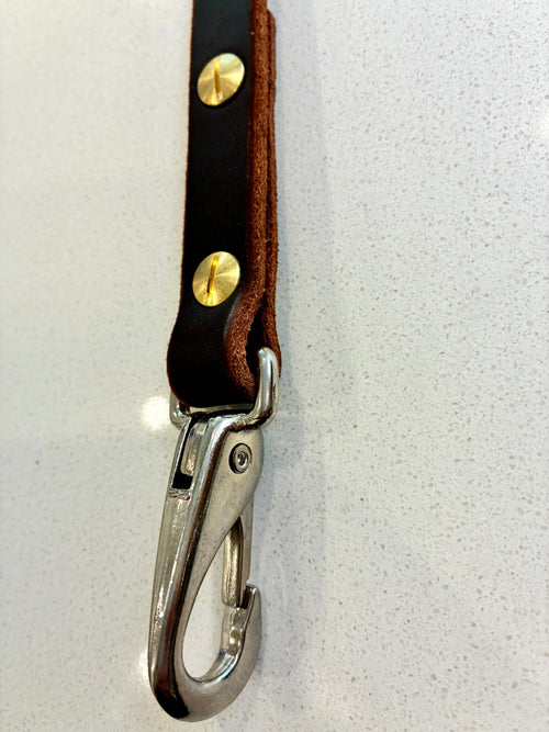 leather dog leash
