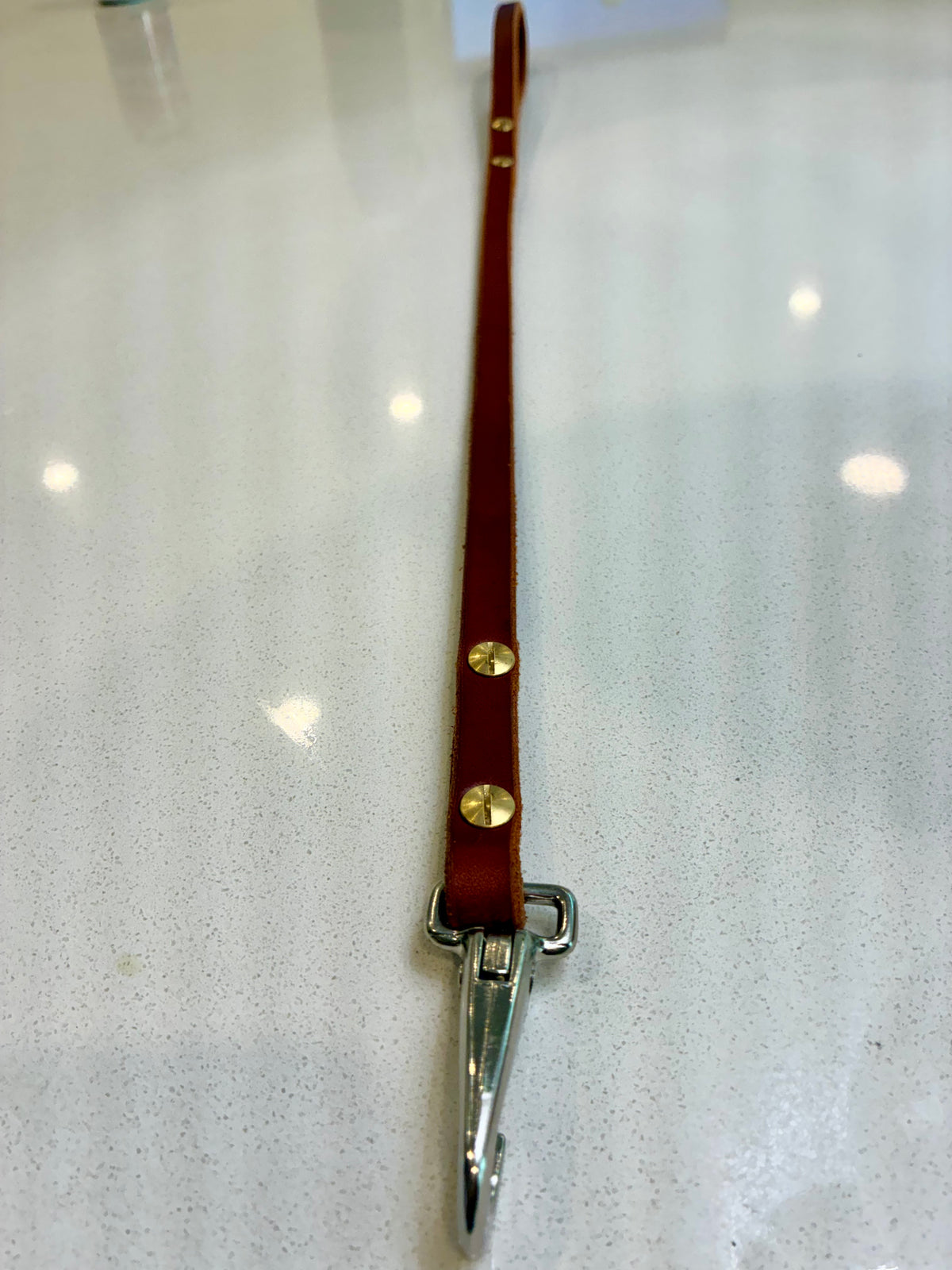 leather dog leash