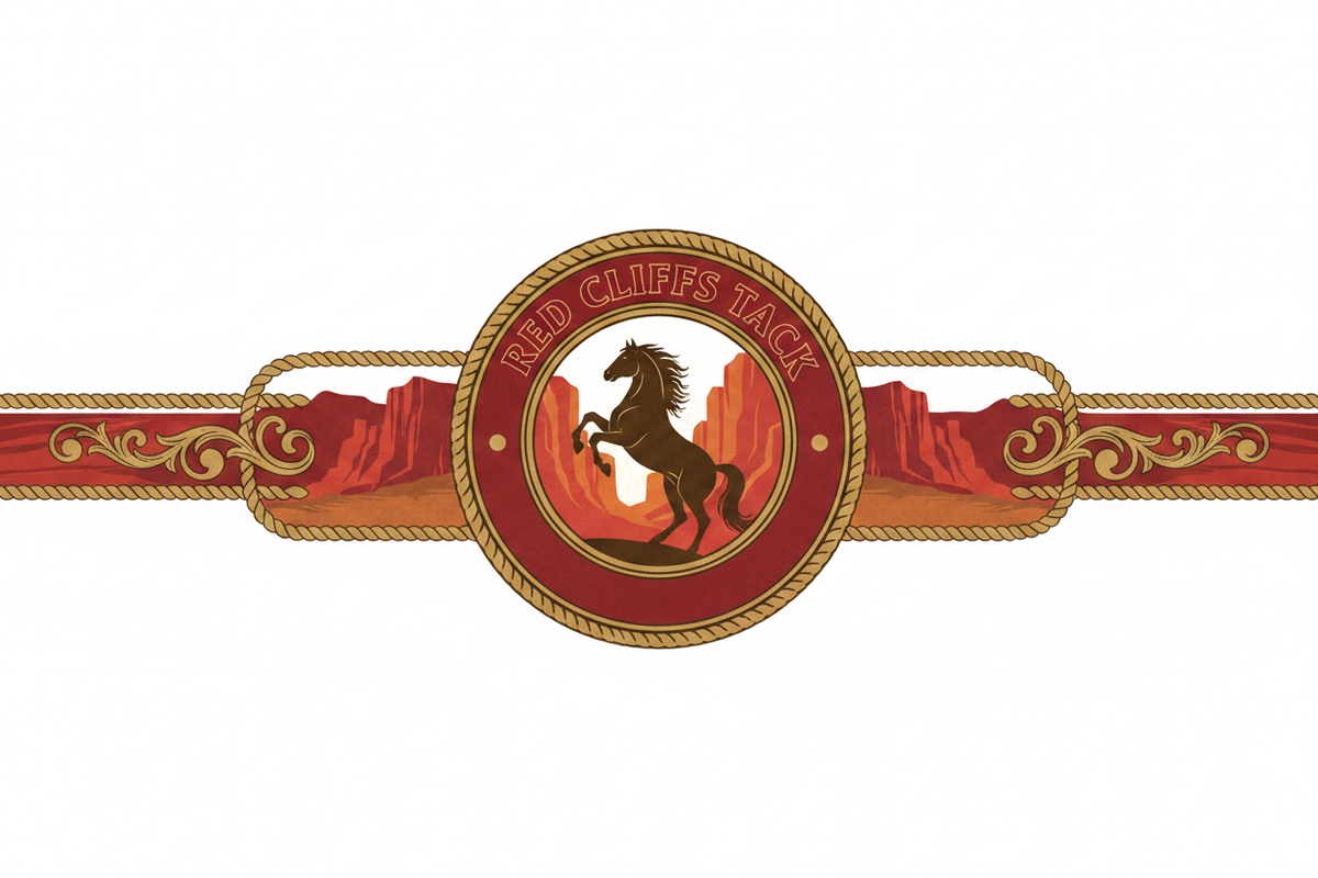 Red Cliffs Tack Logo Wide